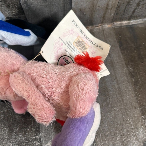 Alex Pardee HARM bunny rabbit plush doll Hot Topic early 2000's Pink Vers. - Picture 5 of 9